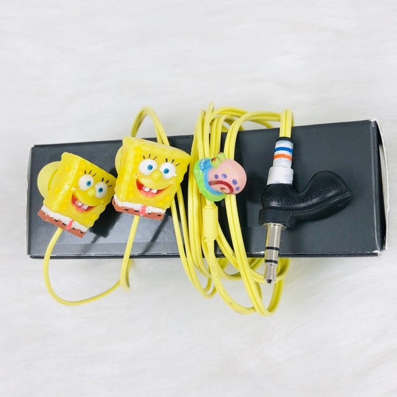 SpongeBob Squarepants Earphone Earbuds - Picture 2 of 4
